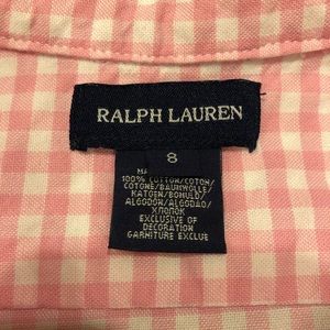 Ralph Lauren Dresses - RALPH LAUREN | Girl's Gingham Shirt Dress Ralph Lauren Dresses - RALPH LAUREN | Girl's Gingham Shirt Dress
